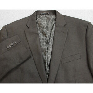 Lauren Ralph Lauren Blazer Mens 48R Brown 2 Buttons Single Breasted Lined